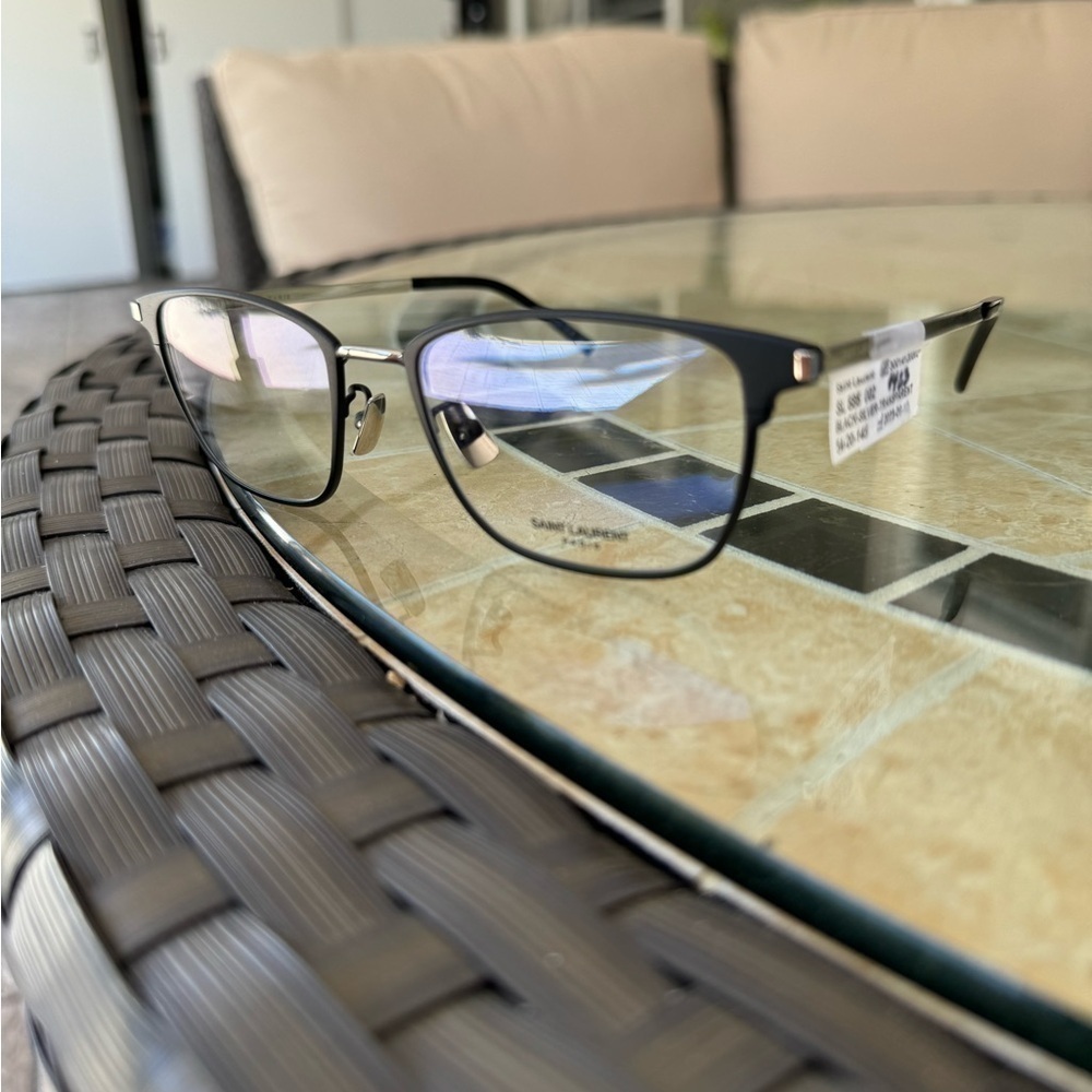 Saint Laurent SL 585 Asian Fit 002 New eye glasses no original case new with tag
